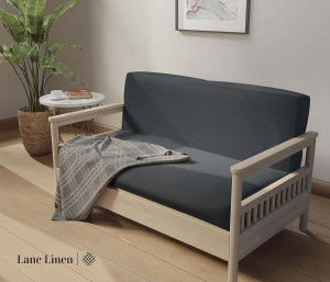 LANE LINEN Futon Covers Full Size, 100% Cotton Fut...