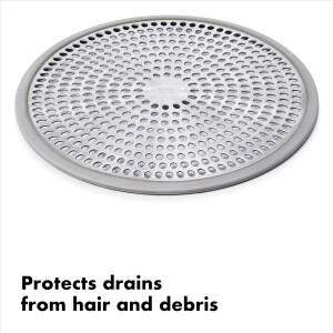 OXO Good Grips Shower Stall Drain Protector, Stain...