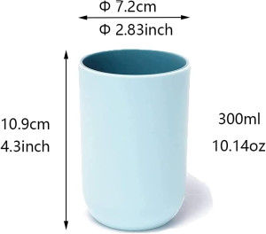 Cup 10.5oz, Unbreakable Reusable Drinking Cups Set...