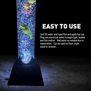 Bubble Fish Aquarium Lamp-Autism Sensory-Kids Room...
