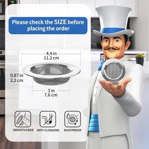 MR.SIGA Kitchen Sink Strainer, Stainless Steel Sin...