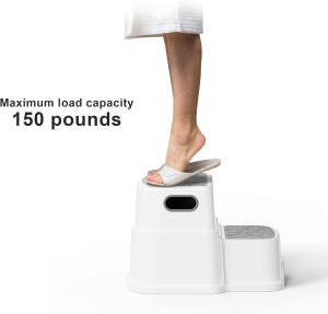 UNCLE WU 2 Step Stool for Kids -Toddler Step Stool...