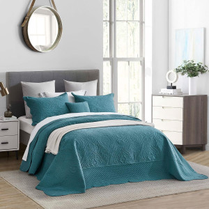 HZ & HY Oversized King Bedspread 128x120 Extra Wid...