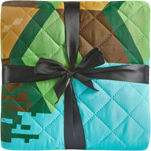 Minecraft Bedspread Twin Set for Kids - Bundle wit...