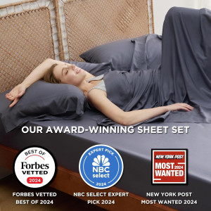 Bedsure Queen Sheet Set, Cooling Sheets for Queen...