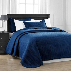 MOONLIGHT20015 Twin Quilt Set (66" x 86") with 1 P...