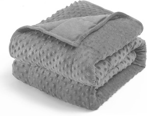Wemore Minky Dot Weighted Blanket for Adults Queen...