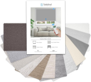 Blackout Roller Shade Fabric Sample Swatch