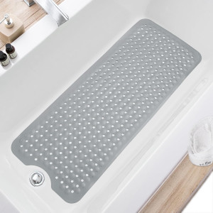 Bath Tub and Shower Mats, Non Slip 40 x 16 Inch Ex...