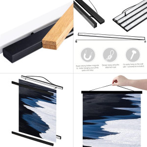 Ywlake Magnetic Poster Hanger, 12x18 12x16 12x24 P...