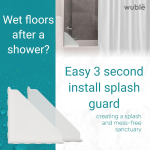 Shower Splash Guard for Bathtub- Shower Water Guar...