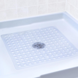 SlipX Solutions Essential Square Shower Mat, 21"x2...