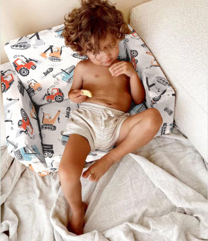 Kids Sofa Couch, Boys Children's 2 in 1 Convertibl...