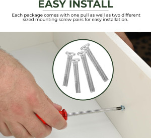 Rivers Edge Products 1-Pack Drawer Pull, Poly Resi...