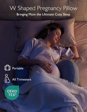 Momcozy Pregnancy Pillows for Sleeping, Portable M...