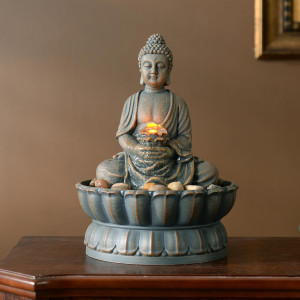 Home Décor 9.6" Tabletop Fountain Exquisite Smile...