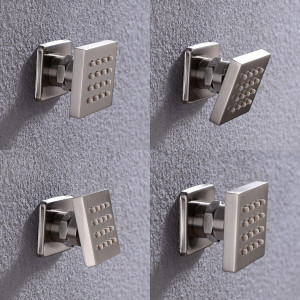 Solid Brass Body Spray Shower Jet Adjustable Massa...