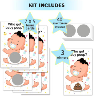 Baby Shower Games 38 Raffle Cards, Decorations, Di...