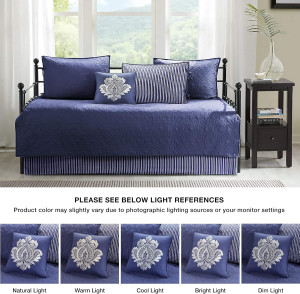 Madison Park Cotton Daybed Cover Set-Double Sided...