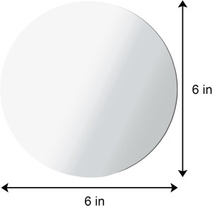 Suwimut 30 Pieces Round Glass Mirror Tiles, 6 Inch...