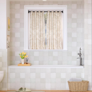 ENJOYBASICS Adjustable Spring Tension Curtain Rods...