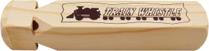 MYUBWTF Solid Wood Train Whistle 4 Tones, Noisemak...