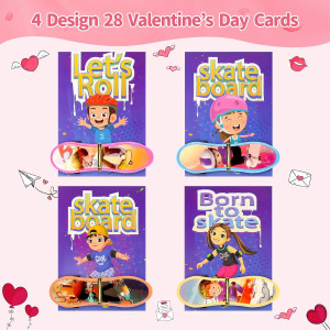 Valentines Cards for Kids Classroom,28Packs Valent...