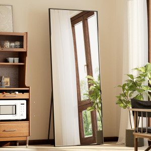 BEAUTYPEAK Full Length Mirror with Stand, 56"x21"...