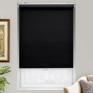 AOSKY Cordless Roller Shades Blackout Blinds for W...