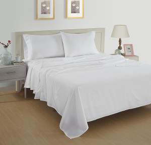 LANE LINEN 100% Organic Cotton Queen Sheet Set, 4P...