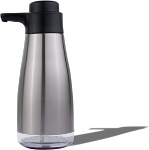 AIKE 15fl.oz Stainless Steel Liquid Soap Dispenser...