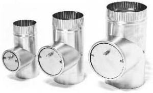 3" X 7" Pipe with Barometric Damper