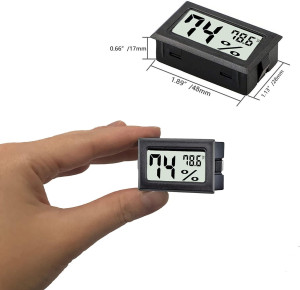 6 Pack Mini Digital Thermometer Hygrometer,Indoor...
