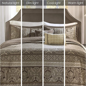 Madison Park Bellagio Reversible Quilted Bedspread...