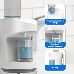 Automatic Mouthwash Dispenser, 550ml(19.35 Oz) Rec...