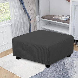 Easy-Going Stretch Square Ottoman Cover 40x40x15 i...