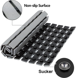 Shower Mat Non Slip Bathtub Mat with Suction Cups...