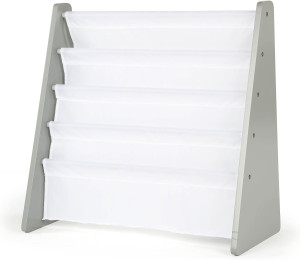 Humble Crew, Grey/White Kids Book Rack Storage Boo...