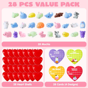 JOYIN 28 Mochi squishy toys Filled Hearts and Vale...