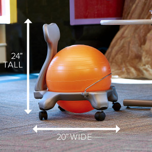 Gaiam Kids Balance Ball Chair - Classic Children's...