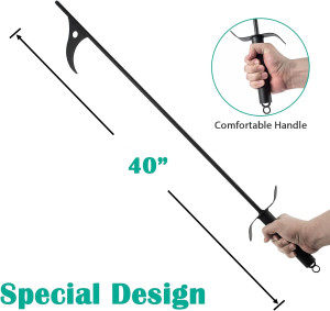 40-Inch Fire Pit Campfire Poker Stick for Fireplac...