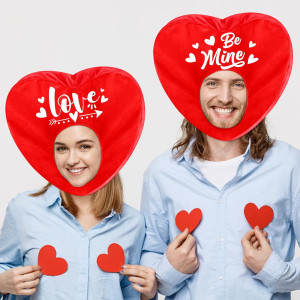 Iceyyyy 2 Pcs Valentines Heart Shaped Costume-Red...