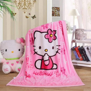 Blanket Cartoon Cat Pharae Blanket Soft Warm Print...
