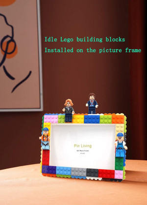 Fun Building Block Picture Frame Craft Kit Kid Roo...