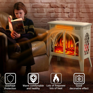 Electric Fireplace Heater Portable Electric Firepl...