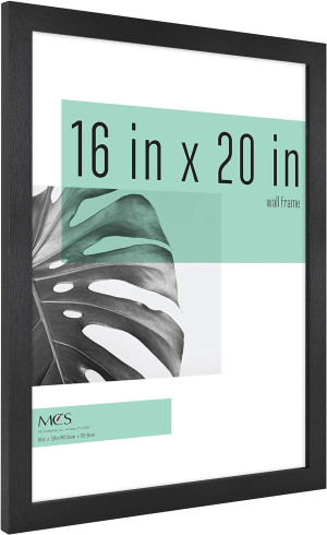 MCS Studio Gallery Frame, Black Woodgrain, 16 x 20...