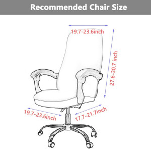 Office Chair Cover with Armrest Covers， Universal...