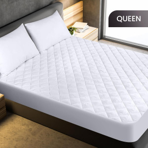 Utopia Bedding Quilted Fitted Mattress Pad, Queen...