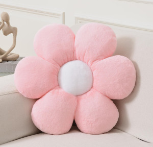 Pink Flower Pillow，Valentine's Day Gift ，Flower...