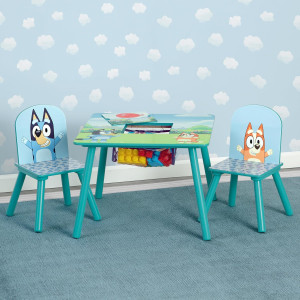 Delta Children Bluey Kids Table and Chair Set with...